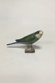 Bing & Grondahl Figurine of Green budgerigar No 2341