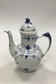 Bing & Grondahl Blue traditional Blue Fluted Coffee Pot No 301