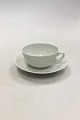 Bing & Grondahl Elegance, White Tea Cup and Saucer No 473