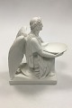 Royal Copenhagen Composite Resin Figurine of The Angel of Babtism by Bertel 
Thorvaldsen
