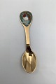 A. Michelsen Gilded Sterling Silver Christmas Tea Spoon 1981