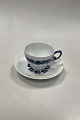 Bing and Grondahl Art Nouveau Blue and White Coffee Cup