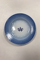 Bing and Grondahl Blue Tone / Seashell Hotel with Logo Dinner Plate No. 716