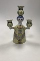 Bjørn Wiinblad Figurine Candlestick of Lady with 3 lights L8 from 1983