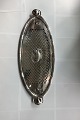 Georg Jensen Silver Fish Serving Tray with drainer by Johan Rohde from 1920 No 
335