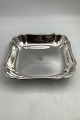 A. Dragsted Silver Square Bowl from 1911 with Crest