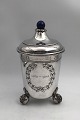 A Dragsted Silver Lidded Cup (1917) (Lapis Lazuli)