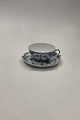 Royal Copenhagen Blue Fluted Full Lace Tea Cup and saucer No 1130