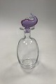 Holmegaard Glass Works Noah Carafe with Pink Fish