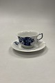 Royal Copenhagen Blue Flower Angular Tea Cup and Saucer No 8500