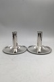 Georg Jensen Sterling Silver Candlesticks No. 1138 B (2) Søren Georg Jensen