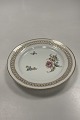 Bing and Grøndahl Early Pierced plate with flowers 4