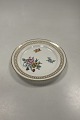 Bing and Grøndahl Early Pierced plate with flowers 1