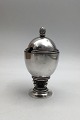 Georg Jensen Sterling Silver Acorn Egg-shaped Mustard Pot No 741