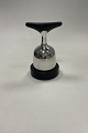 Georg Jensen Sterling Silver / ebony Chairman Bell with stand No. 1171