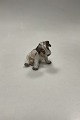 Dahl Jensen Figurine Dog Wire Haired Fox Terrier puppy No. 1008