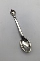 Evald Nielsen Silver No 3 Coffee Spoon (Carnelian)