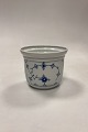 Bing and Grondahl Blue Painted Blue Fluted Flower Pot No. 668